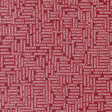 Moda Fabric Moda On Dasher The Herd Red 55663-12