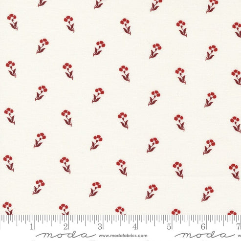 Moda Fabric Moda Red And White Gatherings  - The Sewing Studio