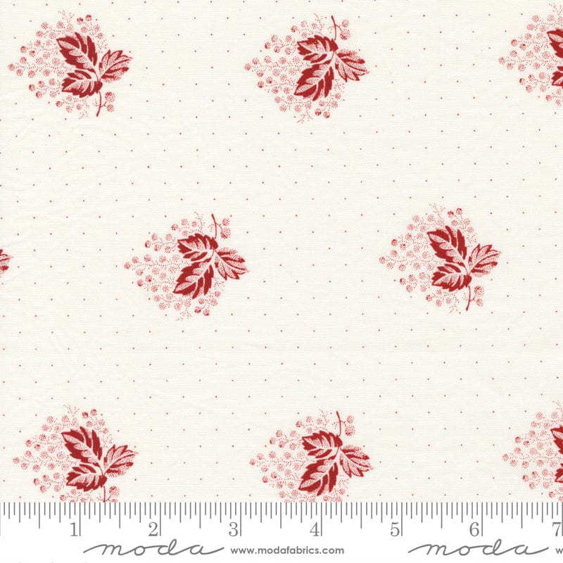 Moda Fabric Moda Red And White Gatherings  - The Sewing Studio