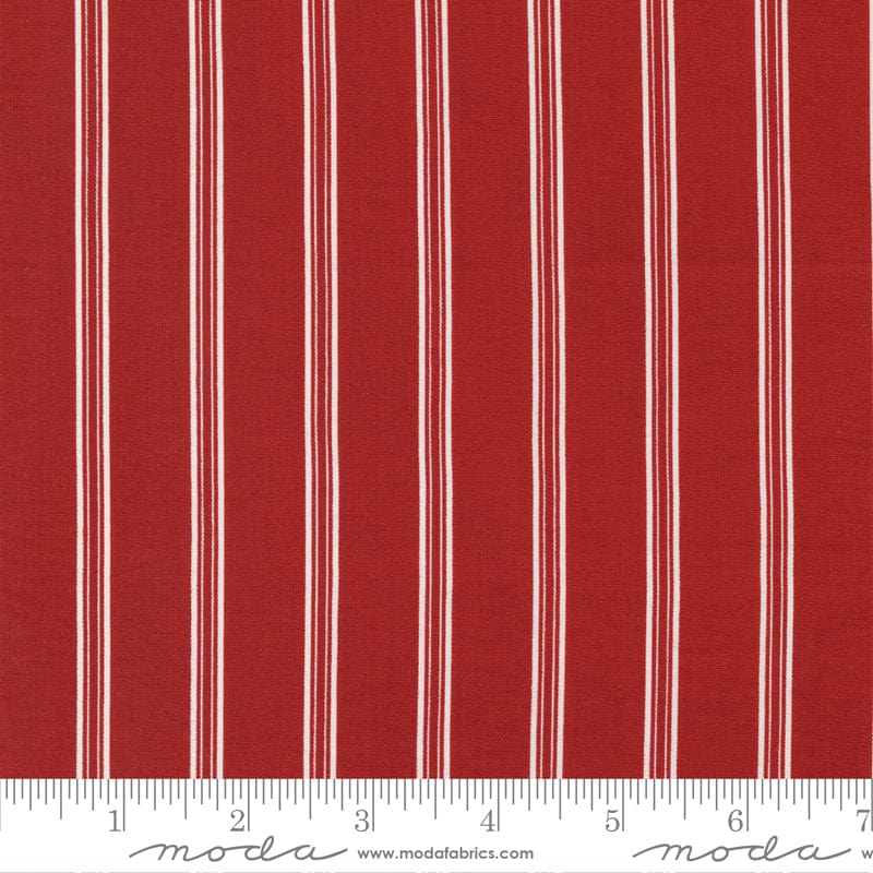 Moda Fabric Moda Red And White Gatherings  - The Sewing Studio