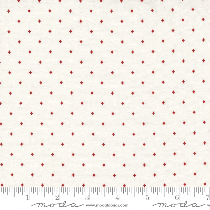 Moda Fabric Moda Red And White Gatherings  - The Sewing Studio