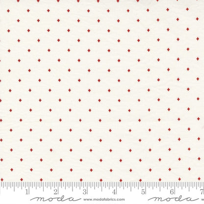 Moda Fabric Moda Red And White Gatherings  - The Sewing Studio