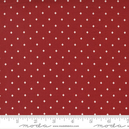 Moda Fabric Moda Red And White Gatherings  - The Sewing Studio