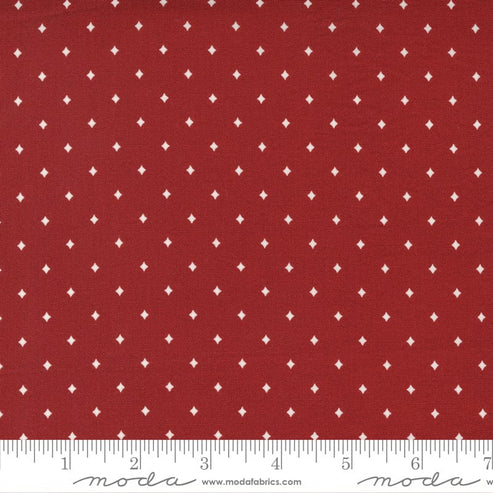 Moda Fabric Moda Red And White Gatherings  - The Sewing Studio