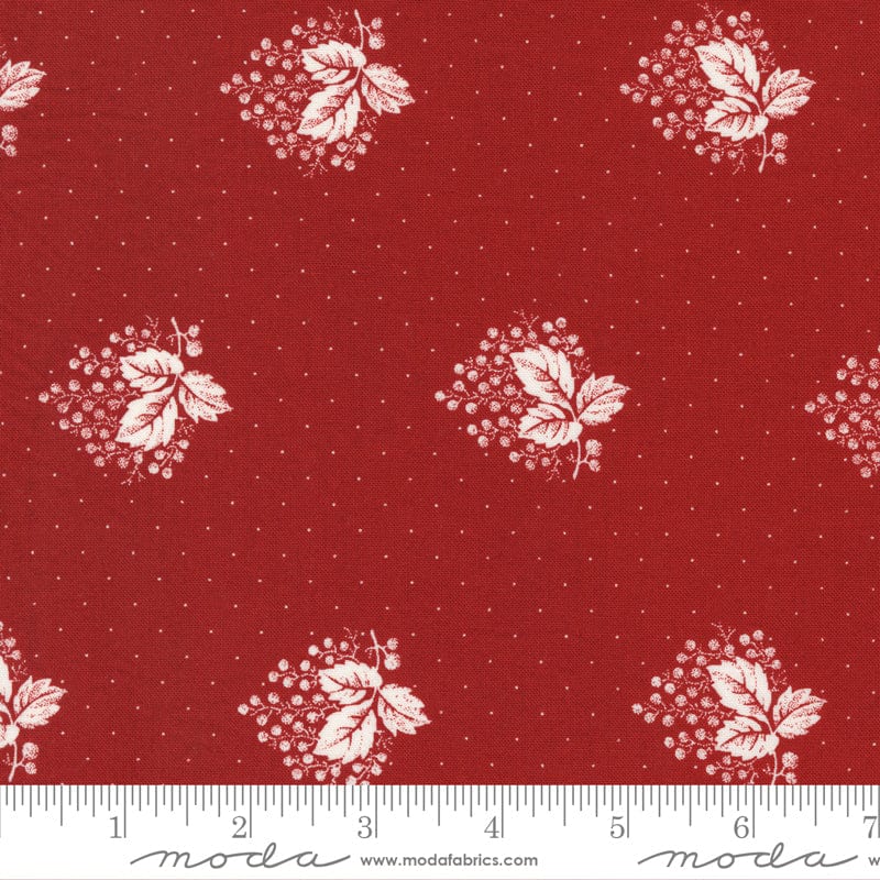 Moda Fabric Moda Red And White Gatherings  - The Sewing Studio