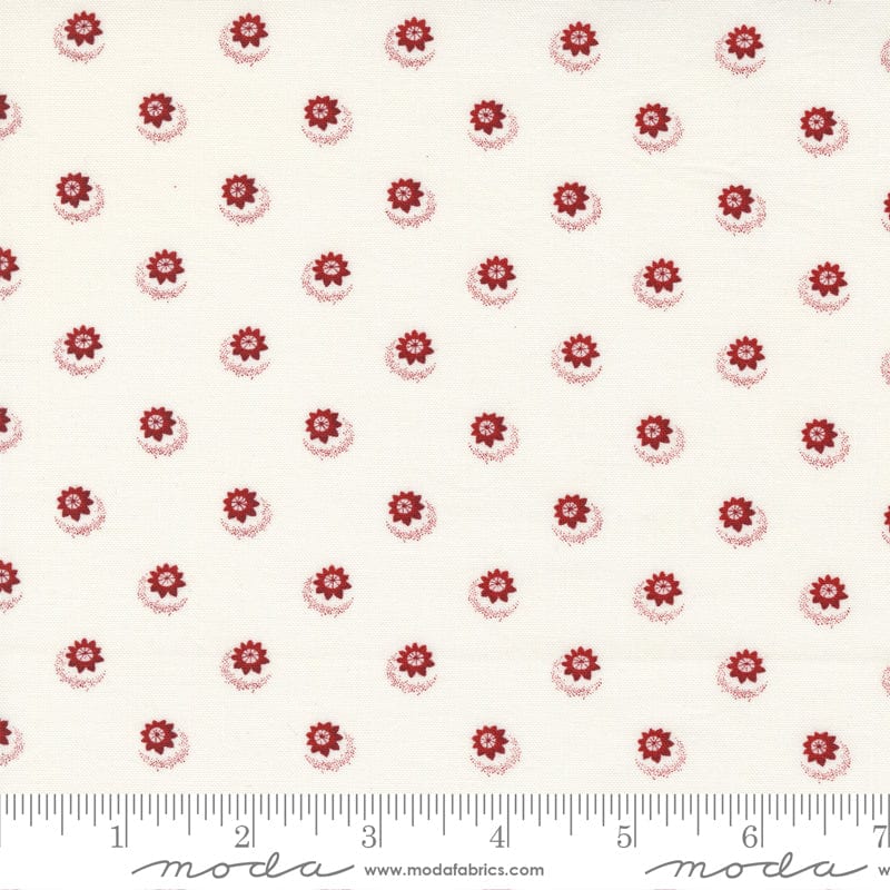 Moda Fabric Moda Red And White Gatherings  - The Sewing Studio