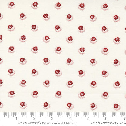 Moda Fabric Moda Red And White Gatherings  - The Sewing Studio