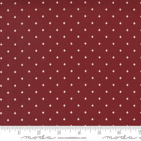 Moda Fabric Moda Red And White Gatherings  - The Sewing Studio