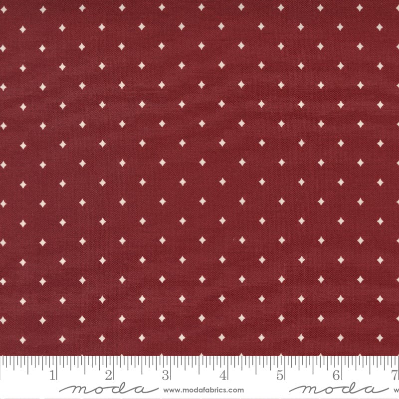 Moda Fabric Moda Red And White Gatherings  - The Sewing Studio