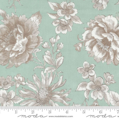 Moda Fabric Moda Sandalwood Camellia Eucalyptus 44381-13  - The Sewing Studio