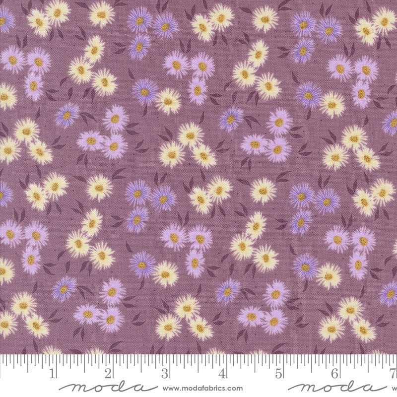 Moda Fabric Moda Seaglass Summer Beach Asters Beach Plum 43181-14  - The Sewing Studio