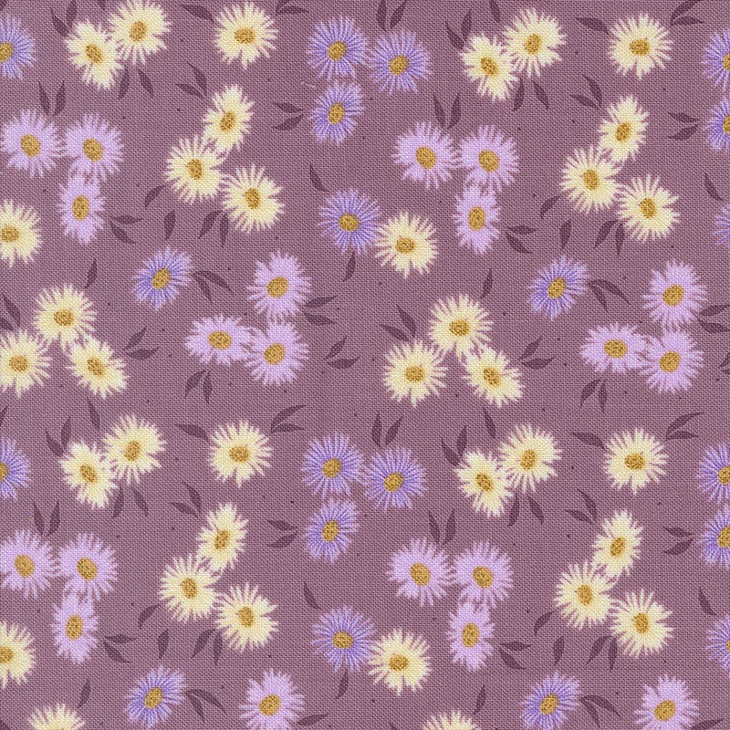 Moda Fabric Moda Seaglass Summer Beach Asters Beach Plum 43181-14  - The Sewing Studio