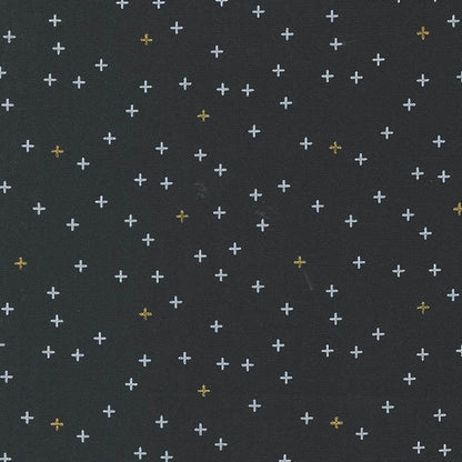 Moda Fabric Moda Shimmer Metallic Plus Ebony 1845-16M