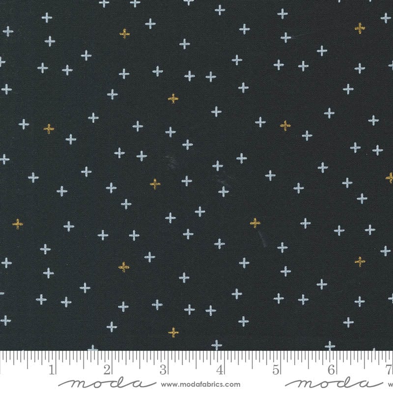 Moda Fabric Moda Shimmer Metallic Plus Ebony 1845-16M