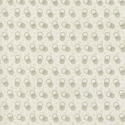 Moda Snowman Gatherings IV Snowball Shadow Dots Snow Taupe 49253-15