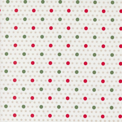 Moda Fabric Moda Starberry Polka Dots Off White 29186-11