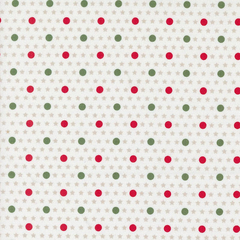 Moda Fabric Moda Starberry Polka Dots Off White 29186-11