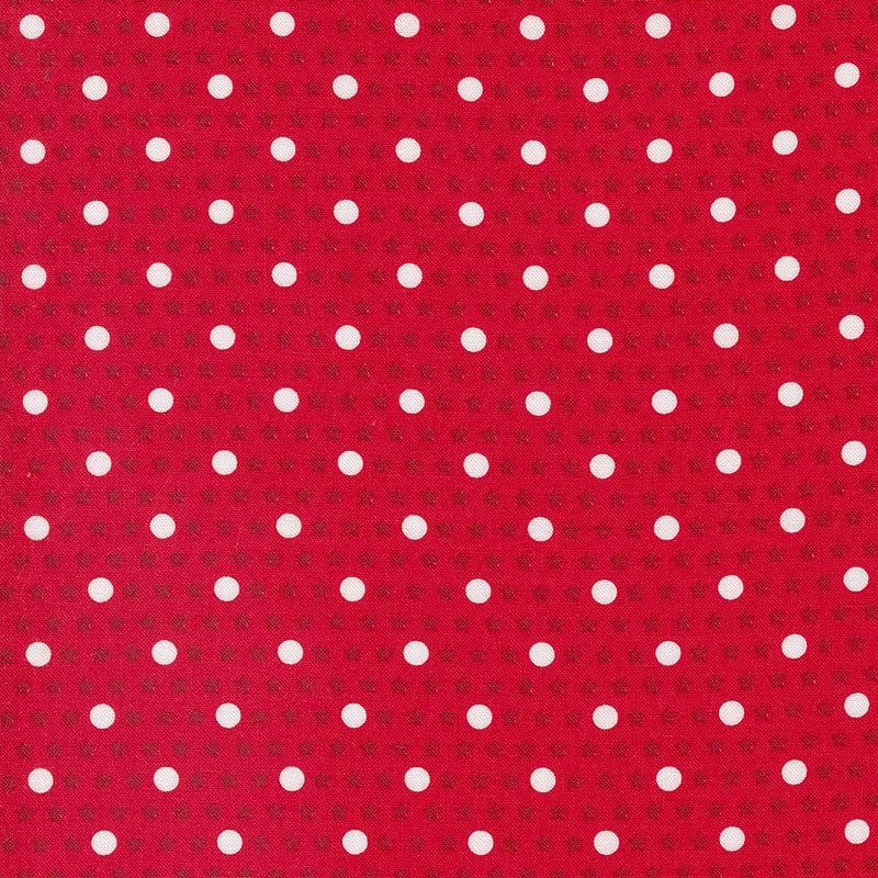 Moda Fabric Moda Starberry Polka Dots Red 29186-22