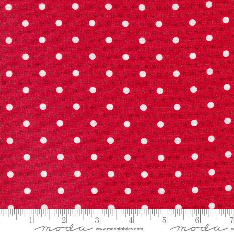 Moda Fabric Moda Starberry Polka Dots Red 29186-22