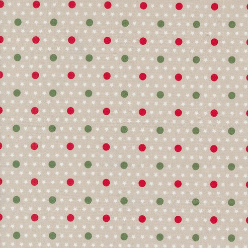 Moda Fabric Moda Starberry Polka Dots Stone 29186-16