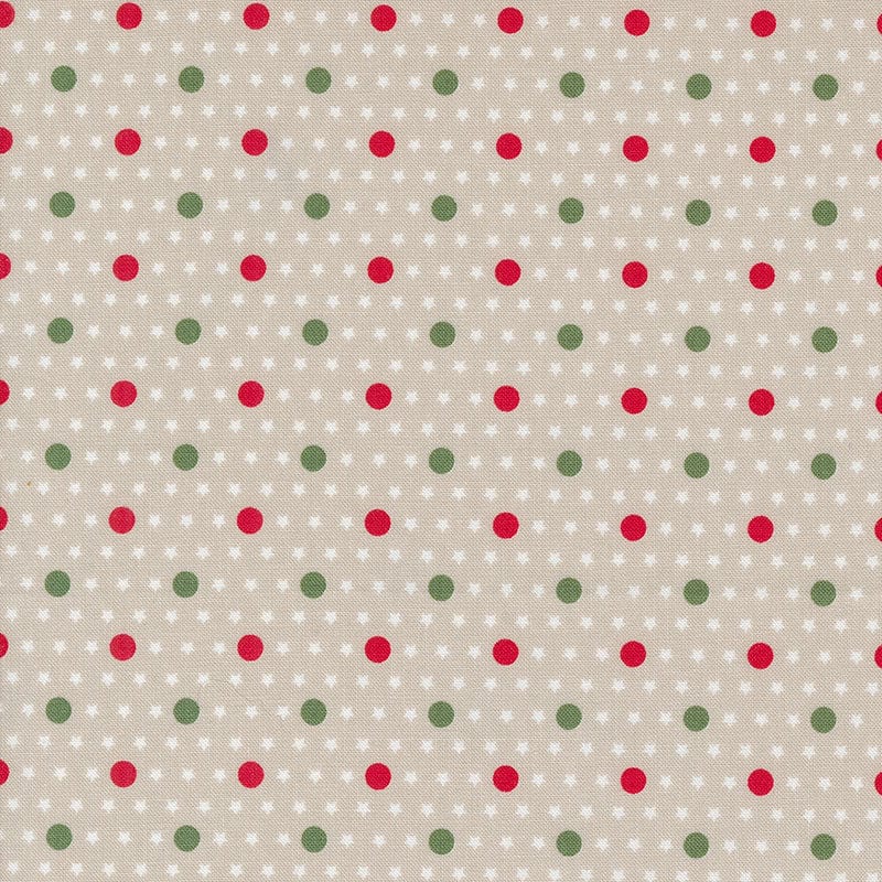 Moda Fabric Moda Starberry Polka Dots Stone 29186-16