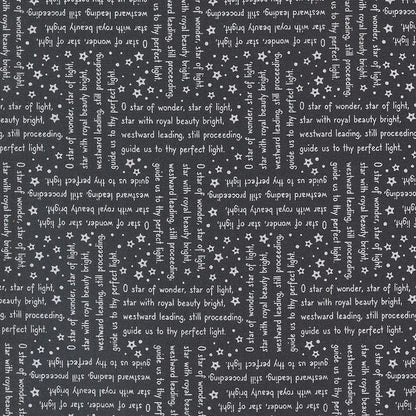 Moda Fabric Moda Starberry Song Text Charcoal 29184-24