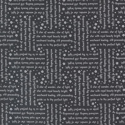 Moda Fabric Moda Starberry Song Text Charcoal 29184-24