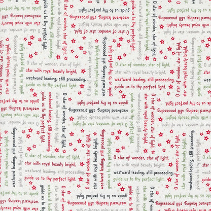 Moda Fabric Moda Starberry Song Text Off White 29184-11