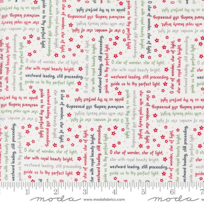 Moda Fabric Moda Starberry Song Text Off White 29184-11