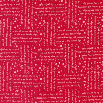 Moda Fabric Moda Starberry Song Text Red 29184-22