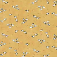 Moda Fabric Moda Willows Farm Sheep In The Pasture Goldenrod 56105-15  - The Sewing Studio