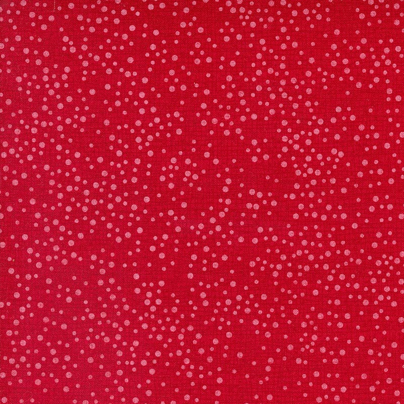 Moda Fabric Moda Winterly Thatched Dotty Crimson 48715-43  - The Sewing Studio