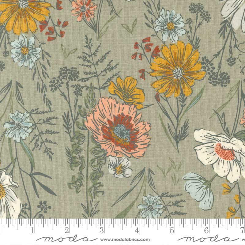 Moda Fabric Moda Woodland Wildflowers  - The Sewing Studio