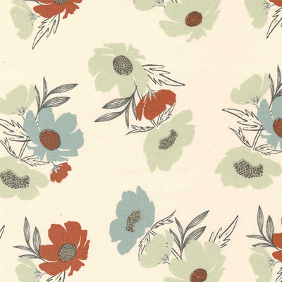 Moda Woodland Wildflowers Bold Bloom Cream 45582-11