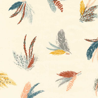 Moda Woodland Wildflowers Feather Friends Cream 45581-11