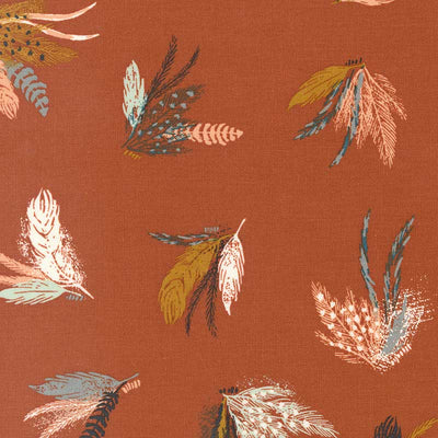 Moda Woodland Wildflowers Feather Friends Rust 45581-24