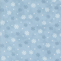 Moda Fabric Moda Woodland Winter Snowflake Sky Blue 56097-12