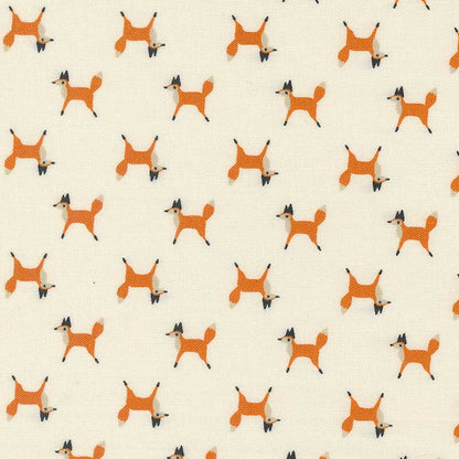 Moda Fabric Moda Woodland Wonder Fox Trot Cloud 48394-11  - The Sewing Studio