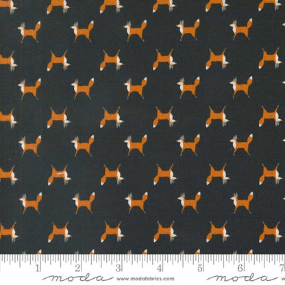 Moda Fabric Moda Woodland Wonder Fox Trot Midnight 48394-21  - The Sewing Studio