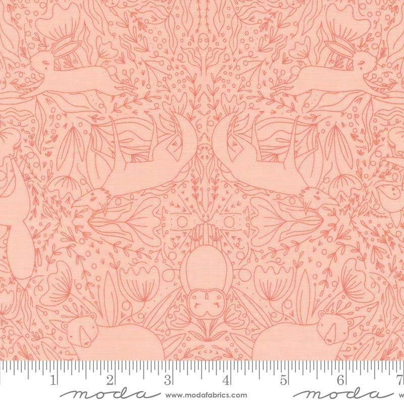 Moda Fabric Moda Woodland Wonder Frolic Blush 48395-18  - The Sewing Studio