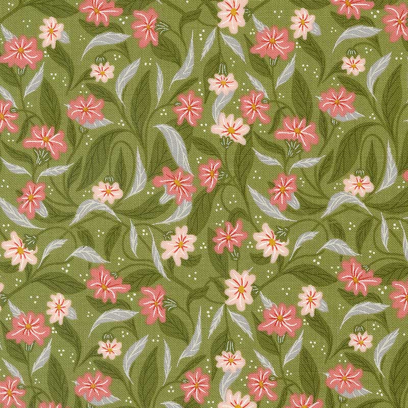 Moda Fabric Moda Woodland Wonder Make It Pretty Fern 48393-19  - The Sewing Studio