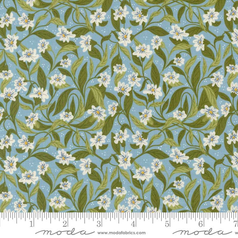 Moda Fabric Moda Woodland Wonder Make It Pretty Sky 48393-16  - The Sewing Studio