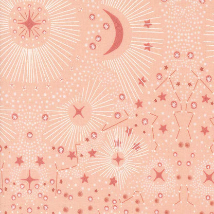 Moda Fabric Moda Woodland Wonder Starshine Blush 48397-18  - The Sewing Studio