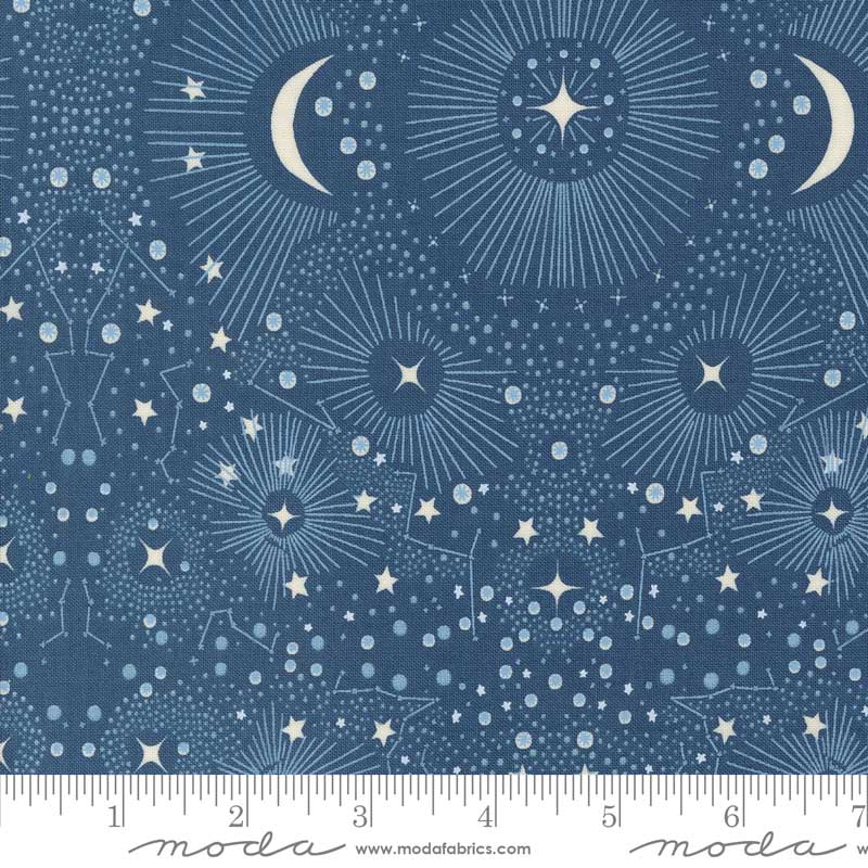 Moda Fabric Moda Woodland Wonder Starshine Dusk 48397-14  - The Sewing Studio