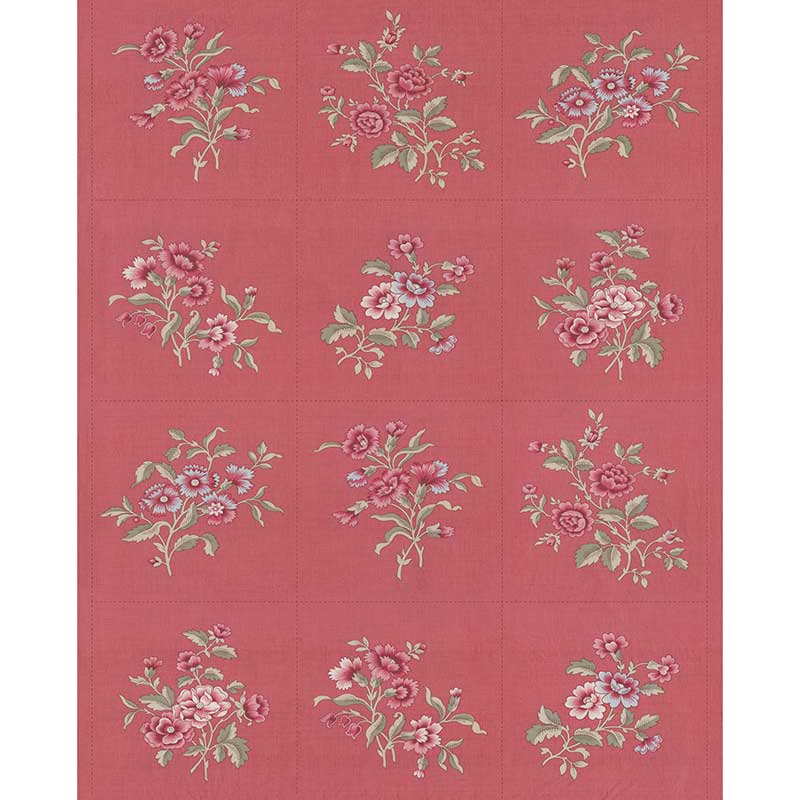 Moda Fabric Panels & Labels Moda Antoinette Faded Red Fabric Panel 13958-15  - The Sewing Studio