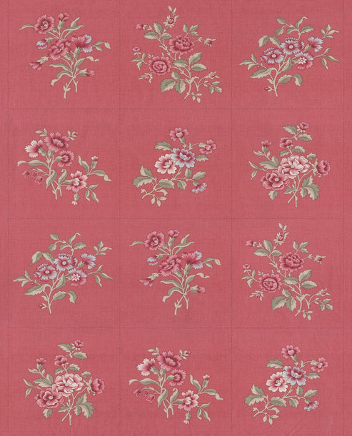 Moda Fabric Panels & Labels Moda Antoinette Faded Red Fabric Panel 13958-15  - The Sewing Studio