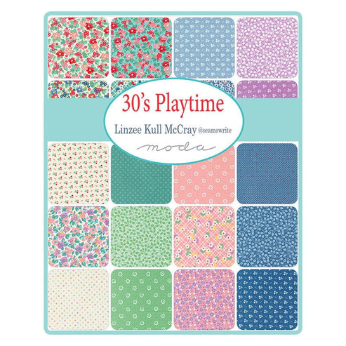 Moda Fabric Pre Cuts Moda 30S Playtime 2024 Charm Pack 33750PP