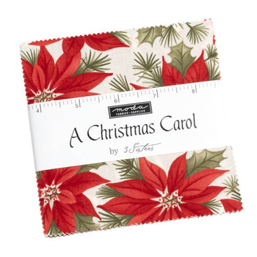 Moda Fabric Pre Cuts Moda A Christmas Carol Charm Pack 44350PP