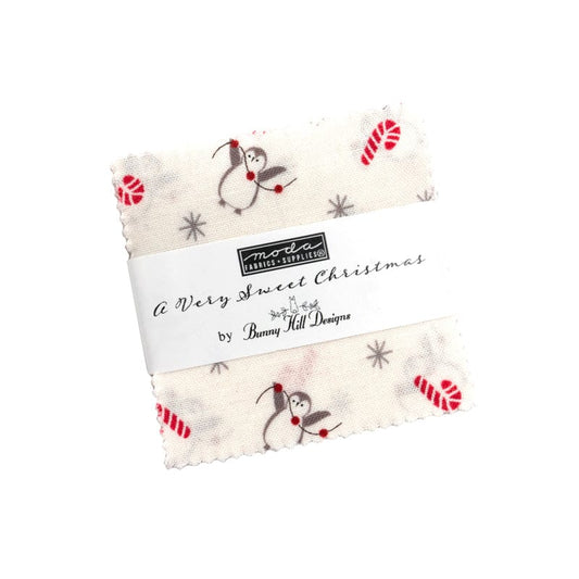 Moda Fabric Pre Cuts Moda A Very Sweet Christmas Mini Charm Pack 3060MC  - The Sewing Studio