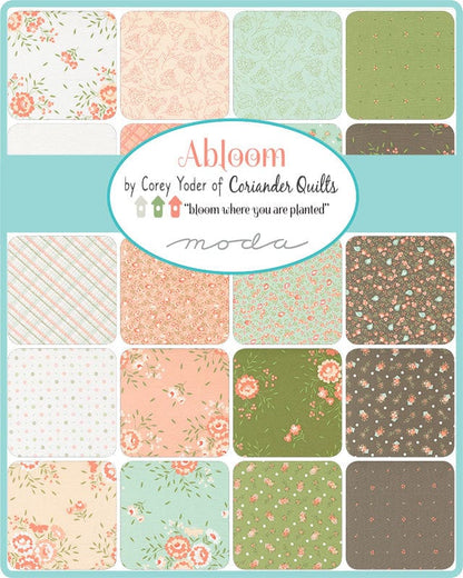 Moda Fabric Pre Cuts Moda Abloom Charm Pack 29210PP  - The Sewing Studio